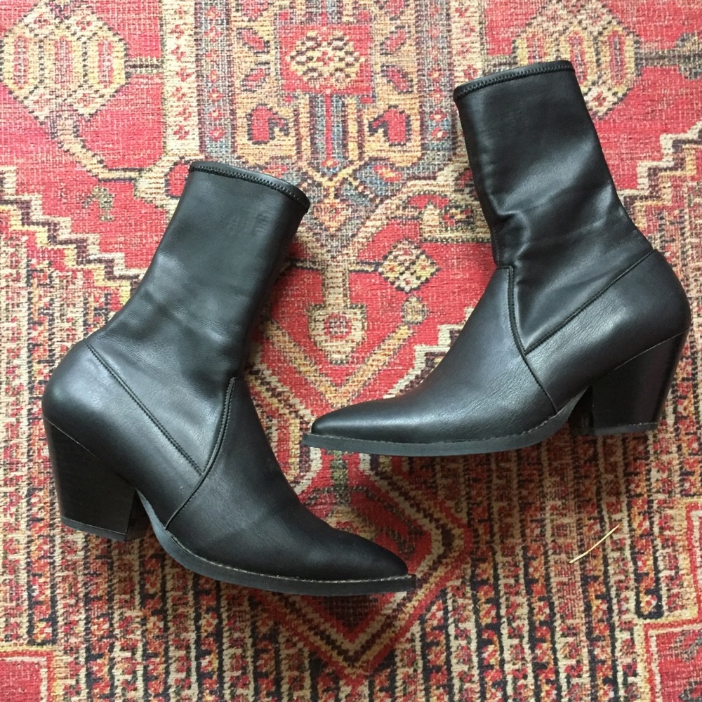Free People vegan gauntlet boot